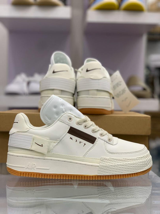 Nike AirForce 1 Type N354 "LIGHT IVORY/EARTH BROWN